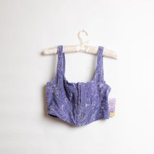 Crushed velvet Bralette